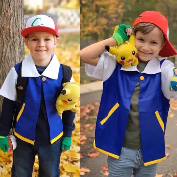 Pokemon Trainer Cosplay Costume