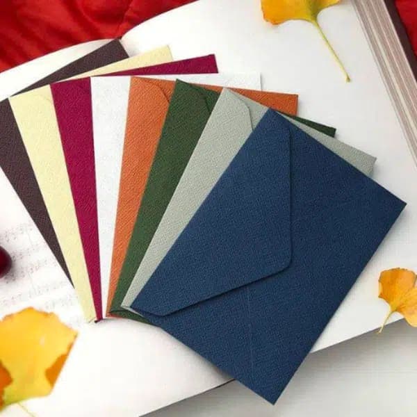 Wedding Envelopes and Invitations â Pack of 10 Units in Canvas Design