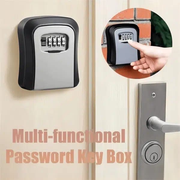 4-Digit Code Key Lock Box
