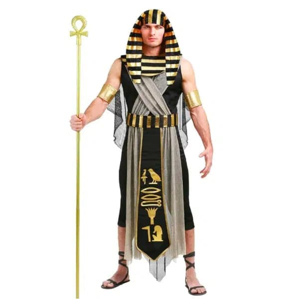 Disfraz de rey y reina de Egipto para pareja
