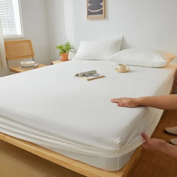 Washed Cotton Bed Cover